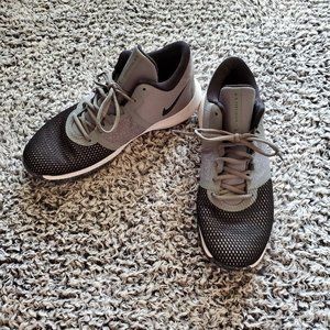 Nike Mens Air Precision II AA7069-011 Black Gray Basketball